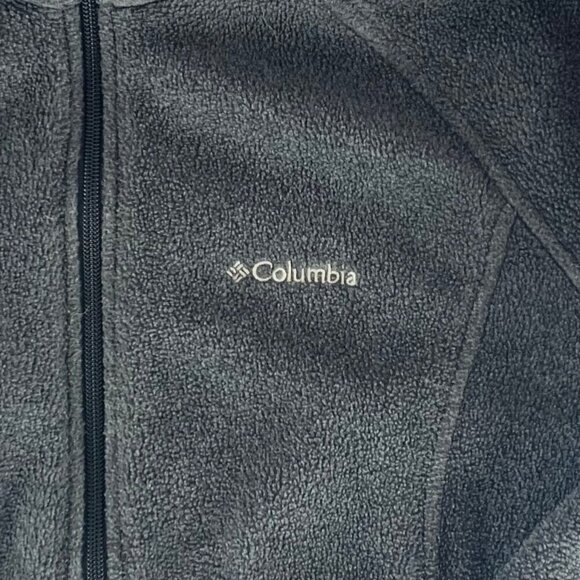 Columbia Sportswear Gray Full Zip Fleece Jacket Women's 1X - Picture 2 of 5